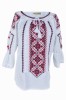 Bluza tip ie dama R24, alb trandafir/negru darth vader , marimea 3XL