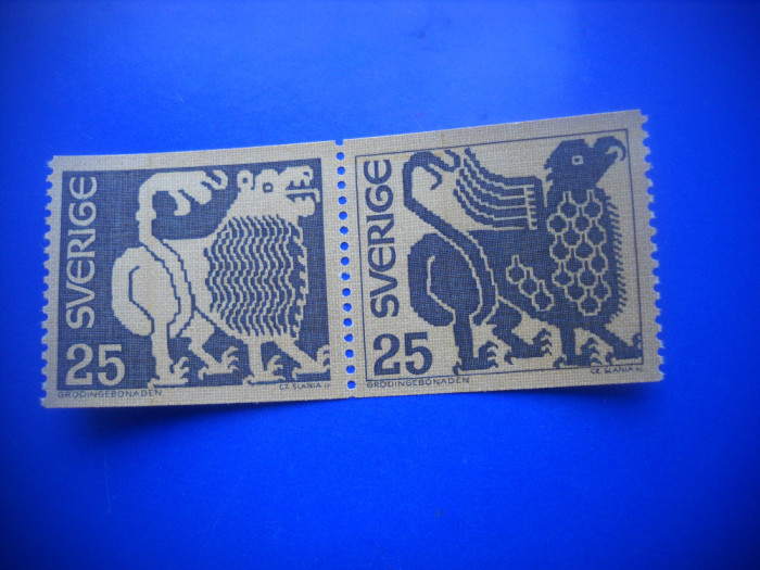 HOPCT TIMBRE SUEDIA MNH 1133 TAPISERIE GRODINGE- STREIF-2 VAL 1971-NESTAMPILAT