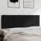 vidaXL Pernă tăblie de pat, Hanko, negru, 160 cm, catifea 374677