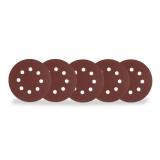 Set 5 discuri abrazive Rotor 125 mm P150 cu prindere velcro pentru slefuitor excentric