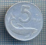 AX 1424 MONEDA-ITALIA- 5 LIRE-ANUL1954 -STAREA CARE SE VEDE