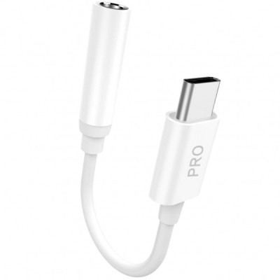 Adaptor Audio USB-C - 3.5mm Dudao L16CPro, Alb foto