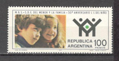 Argentina.1978 50 ani institutul interamerican ptr. copii GA.267 foto