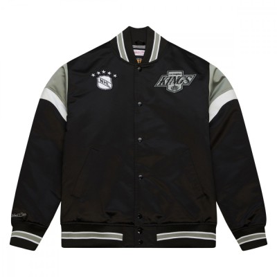 Los Angeles Kings geacă de bărbați NHL Heavyweight Satin Jacket - 3XL foto