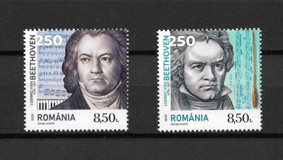 ROMANIA 2020 - BEETHOVEN, 250 ANI DE LA NASTERE, MNH - LP 2293 foto