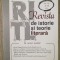 Revista de istorie și teorie literară, Nr. 1-4 / 2004, Eugen Simion, M. Iovănel