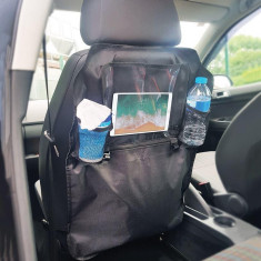 Organizator scaun auto pentru spatarul scaunului din fata, cu loc pentru IPAD Kft Auto