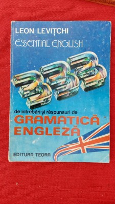 333 DE &amp;Icirc;NTREBĂRI ȘI RĂSPUNSURI DE GRAMATICĂ ENGLEZĂ - LEON LEVIȚCHI foto