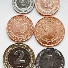 Set monede Bosnia Hertegovina 5, 10, 20, 50, feniga 1, 2 Marke 2008 2013 UNC A28