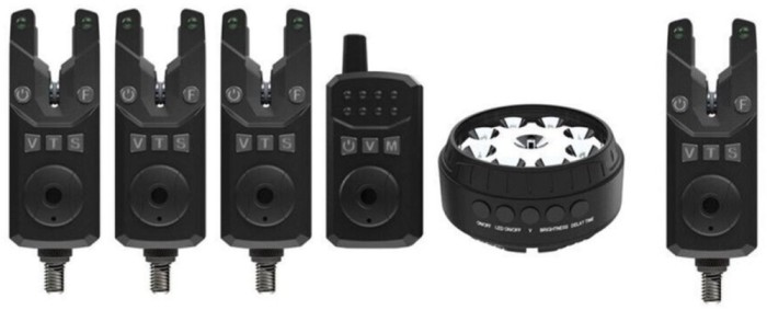 Set Avertizoare Sonik Cu Statie Si Lampa Semnalizare Cort, 4+1