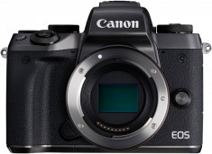 Aparat Foto Mirrorless Canon EOS M5, Body, Negru foto