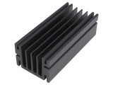 Radiator Extrudat TO220 Negru 100x46x33mm