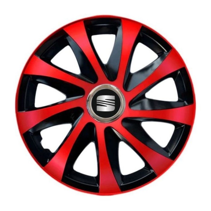 Set 4 capace roti Drift extra red R16 Pentru gama Seat