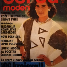 Burda revista moda vintage cu tipare anii 80