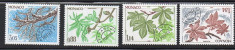 MONACO 1981, Flora, serie neuzata, MNH foto