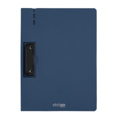 Clipboard Strigo Vertical A4 cu Clip Metalic si Suport Stilou, Albastru Marin