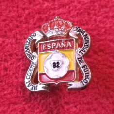 Insigna-Comitetul de Organizare al Campionatului Mondial de Fotbal SPANIA`82