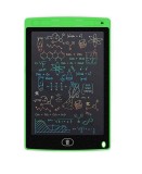 Tableta grafica de desenat pentru copii, color de 8.5 inch diagonala, cu buton de stergere si creion, Verde, Oem