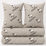 Cumpara ieftin Set Complet Merino , Pilota 200x210 cm + 2 Perne 50x70 cm