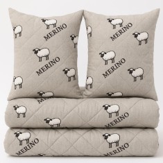 Set Complet Merino , Pilota 200x210 cm + 2 Perne 50x70 cm