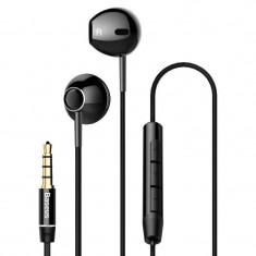 Casti audio cu microfon Baseus Encok H06 Black foto