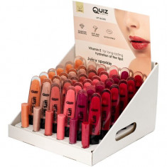 Set 36 bucati Gloss de buze + 6 testere Let&amp;#039;s Glow, Quiz Display foto