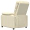 Fotoliu rabatabil, crem, material textil - 4