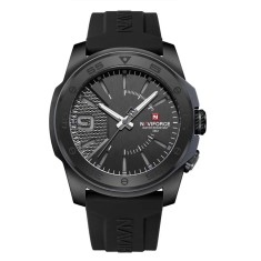 Ceas Barbati Naviforce 7112 Negru , Design Army, Functii Multiple, Rezistent la socuri, Rezistent la Apa 3ATM