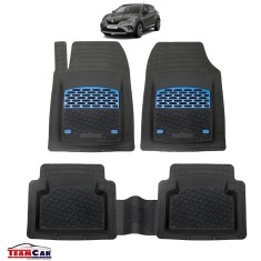 Covorașe Auto TeamCar&reg; Tip Tăviță Compatibile Renault Captur II (2019+) - blue