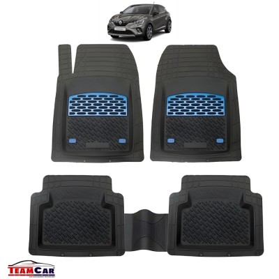 Covorașe Auto TeamCar&amp;reg; Tip Tăviță Compatibile Renault Captur II (2019+) - blue foto