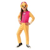 Costum Skye cu masca pentru fete - Patrula Catelusilor 2-3 ani 93-99 cm