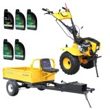 ProGARDEN Pachet Campo 873 Alpine motocultor 7CP + Remorca RM500T + 5L Ulei ProAdvanced PowerfulTools