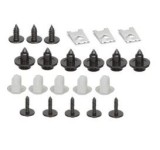 Clema, clips fixare carenaj Nissan Micra (K12), Note (E11) /, Note (E12), Qashqai (J10) /; set 22 buc, 01200831; 01509321