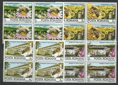 TSV$ - 1987 LP 1191 APICULTURA BLOC X 4 MNH/** LUX foto