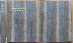 A. Volkov, Urfin si soldatii sai de lemn, 1964, legatura bibliofila integral piele, design unic, autograful traducatorului catre Zaharia Stancu