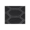 Material imitatie piele tapiterie hexagon cu gaurele negru/cusatura gri Cod: Y03NG Automotive TrustedCars