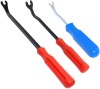 Set 3 extractoare metalice universale pentru demontare clipsuri interior auto, 3 marimi, 4 ,6 ,8 - Multicolor
