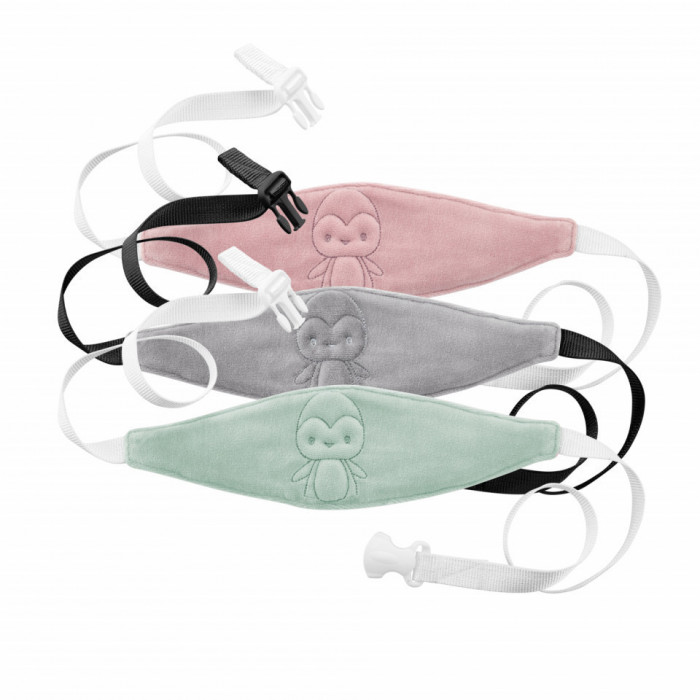 Suport sustinere cap pentru scaun auto BabyJem Strap (Culoare: Roz)