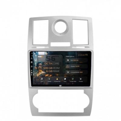 Navigatie Chrysler 300C (2004-2011) 6GB RAM Android 13 Octacore Slot Sim 4G DSP GPS Wi-FI Carplay Android Auto USB Bluetooth Waze Touchscreen 9 Inch foto