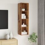 vidaXL Cabinet TV cu raft Lemn vechi 37 x 37 x 142.5 cm Lemn compozit