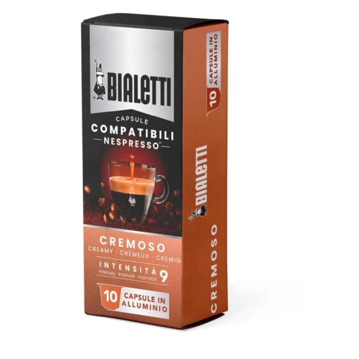 Capsule Bialetti compatibile Nespresso CREMOSO, cutie 10 capsule