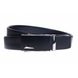 Curea barbati, casual, eleganta, din piele naturala, Negru 3.5cm - CK17N, MADE IN ROMANIA