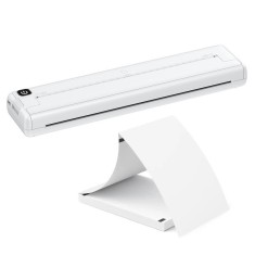 Imprimanta termica, model ultra portabil, de dimensiuni reduse, fara fir, nu necesita tus, A4, Bluetooth, aplicatie compatibila cu iOS / Android, acum