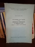 Culegere de texte pentru gramatica comparată a limbilor slave - Lector Dr. Elena Lința