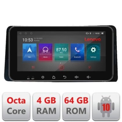 Navigatie Skoda Kamiq 2019- Android radio gps internet Octa Core 4+64 LTE ecran de 10.33&amp;#039; wide Kit-kamiq+EDT-E511-PRO CarStore Technology foto