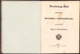 HST C6083 Verordnungs-Blatt ... des &ouml;sterreichischen Handelsministeriums 1857