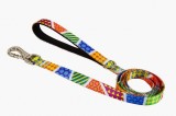 Lesa pentru caini cu &icirc;ncuietoare de siguranță 360&deg;ASTORPET, poliester/metal, multicolor, 1,5 m, marimea S