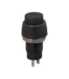 Intrerupator buton cu apasare 1 circuit 2A 250V OFF-ON cu retinere negru 09068FK