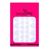 Cumpara ieftin Sticker Sablon Nail Art SensoPRO Milano, Heart Shapes