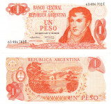 Argentina 1 Peso 1970 P-287a UNC
